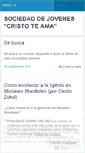Mobile Screenshot of jovenescristoteama.wordpress.com