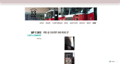 Desktop Screenshot of 13box.wordpress.com