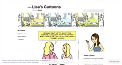 Desktop Screenshot of lisascartoons.wordpress.com