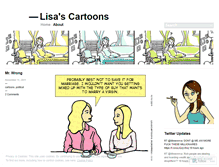 Tablet Screenshot of lisascartoons.wordpress.com
