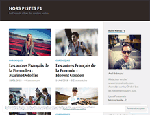 Tablet Screenshot of horspistesf1.wordpress.com