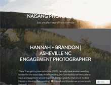 Tablet Screenshot of naisangphotography.wordpress.com
