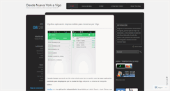 Desktop Screenshot of desdenuevayorkavigo.wordpress.com