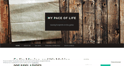 Desktop Screenshot of pace0flife.wordpress.com