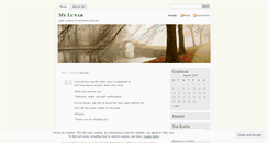 Desktop Screenshot of mylunar.wordpress.com