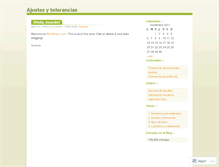 Tablet Screenshot of ajustes.wordpress.com
