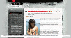 Desktop Screenshot of elpaistoday.wordpress.com