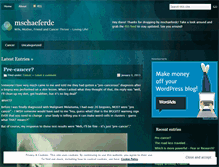 Tablet Screenshot of mschaeferdc.wordpress.com