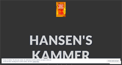 Desktop Screenshot of hansenkammer.wordpress.com