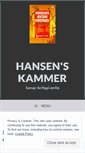 Mobile Screenshot of hansenkammer.wordpress.com