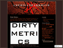 Tablet Screenshot of americanhardmind.wordpress.com