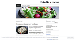 Desktop Screenshot of estudiaycocina.wordpress.com