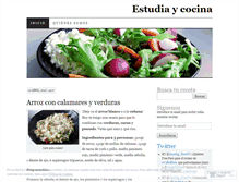Tablet Screenshot of estudiaycocina.wordpress.com