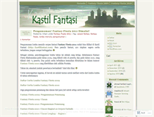 Tablet Screenshot of kastilfantasi.wordpress.com