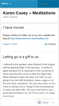 Mobile Screenshot of karencasey.wordpress.com