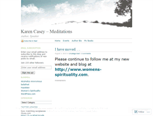 Tablet Screenshot of karencasey.wordpress.com
