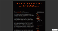Desktop Screenshot of beltonbrewing.wordpress.com