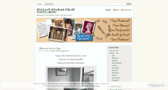 Desktop Screenshot of ilovepostcard.wordpress.com