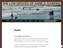 Tablet Screenshot of darringlaw.wordpress.com