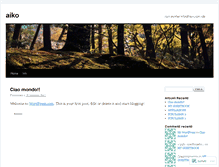 Tablet Screenshot of aikografica.wordpress.com