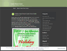 Tablet Screenshot of lusbytowncenter.wordpress.com