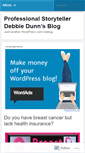Mobile Screenshot of debbiedunn.wordpress.com