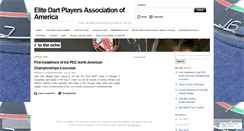 Desktop Screenshot of elitedartplayers.wordpress.com