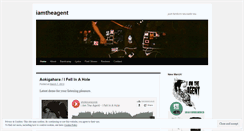 Desktop Screenshot of iamtheagent.wordpress.com