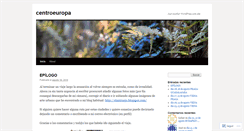 Desktop Screenshot of centroeuropa.wordpress.com