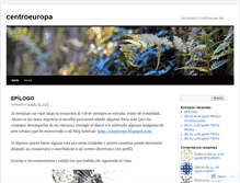 Tablet Screenshot of centroeuropa.wordpress.com