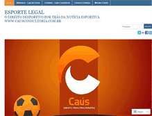 Tablet Screenshot of esportelegal.wordpress.com