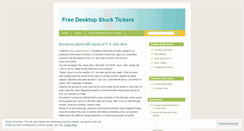 Desktop Screenshot of freedesktopstocktickers.wordpress.com