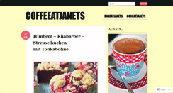 Desktop Screenshot of coffeeatjanets.wordpress.com