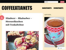 Tablet Screenshot of coffeeatjanets.wordpress.com