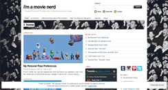 Desktop Screenshot of imamovienerd.wordpress.com