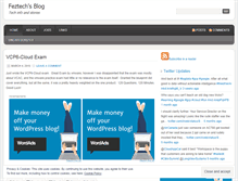 Tablet Screenshot of feztech.wordpress.com