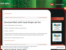 Tablet Screenshot of noldansatu.wordpress.com