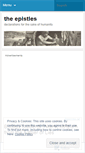 Mobile Screenshot of epistles.wordpress.com