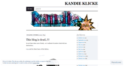 Desktop Screenshot of kandieklicke.wordpress.com