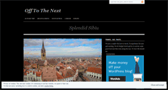 Desktop Screenshot of offtothenext.wordpress.com