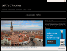 Tablet Screenshot of offtothenext.wordpress.com