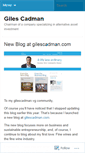 Mobile Screenshot of gilescadman.wordpress.com