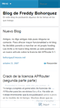 Mobile Screenshot of bohorquezf.wordpress.com