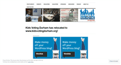 Desktop Screenshot of kidsvotingdurham.wordpress.com