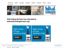 Tablet Screenshot of kidsvotingdurham.wordpress.com
