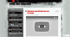 Desktop Screenshot of clubecanalhas.wordpress.com