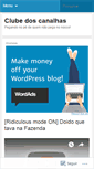 Mobile Screenshot of clubecanalhas.wordpress.com