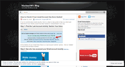 Desktop Screenshot of mackna100.wordpress.com