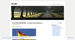 Desktop Screenshot of fab1961.wordpress.com
