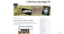 Desktop Screenshot of collectionspotlight.wordpress.com